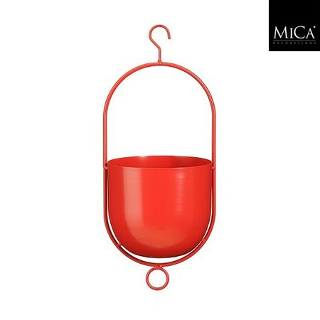 Pot bob hangend l15b14h36cm rood