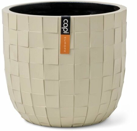 Pot bol blocks d9h8cm beige