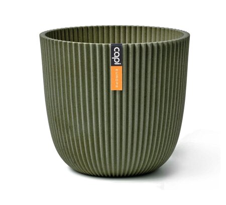 Pot bol groove 13x12 grass green