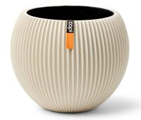 Pot bol groove d18h15cm beige