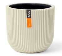 Pot bol groove d24h21cm beige