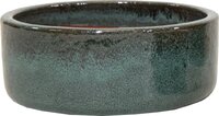 Pot bowl glazed d18h8cm mosgroen