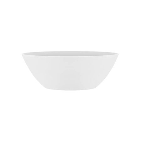 Pot brussels ovaal l36cm wit