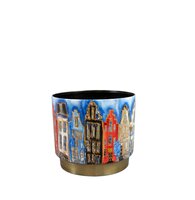 Pot canalhouses d14h13cm rood