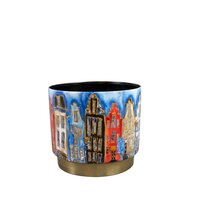 Pot canalhouses d17h15cm rood