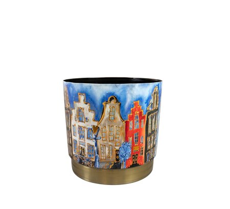 Pot canalhouses d26h25cm rood