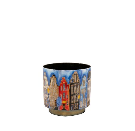 Pot canalhouses d7h6cm rood