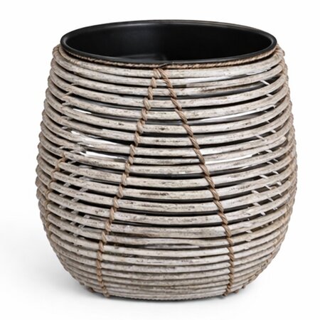 Pot cancun d31h31cm l.grijs