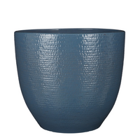 Pot carrie glaze d35h32cm blauw