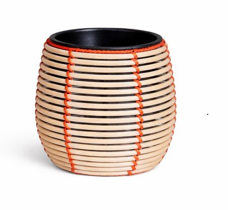 Pot cesena d30h30cm beige