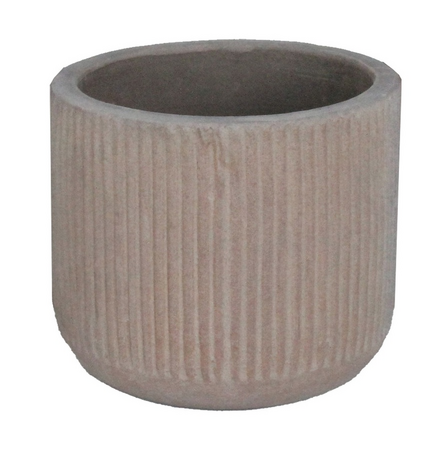 Pot cilinder rib mystic d30h30 brn