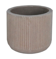 Pot cilinder rib mystic d30h30 brn