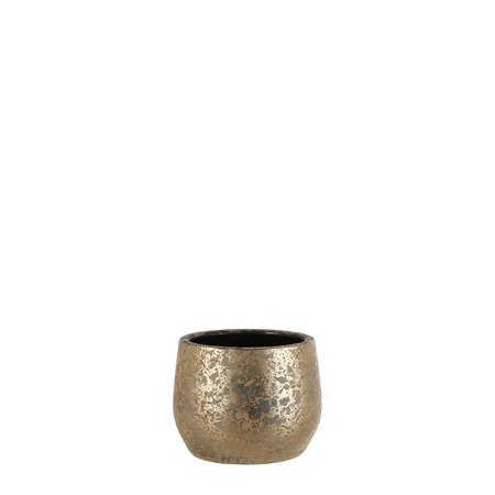 Pot clemente d19.5h15.5cm goud - Mica