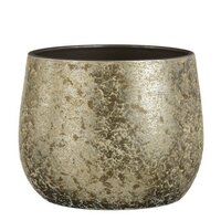 Pot clemente d32h25.5cm champagne