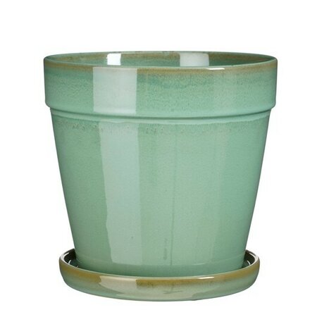 Pot clint m/schtl d23h21cm mnt grn