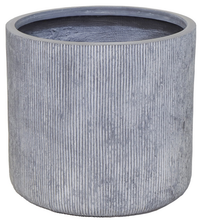 Pot clndr nora d25h25cm washed grey