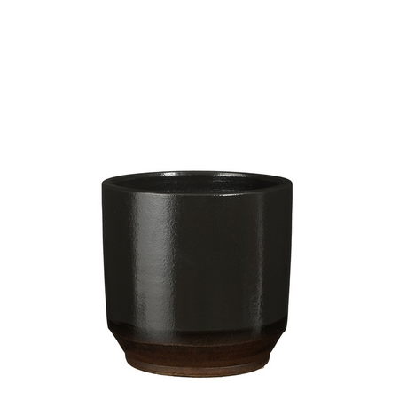 Pot coimbra d17h16cm zwart
