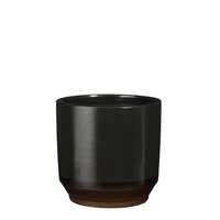 Pot coimbra d17h16cm zwart