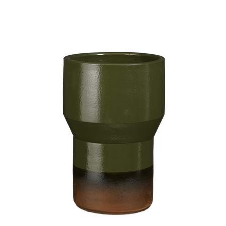 Pot coimbra d17h25cm groen