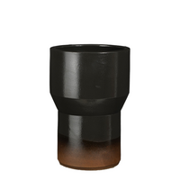 Pot coimbra d17h25cm zwart