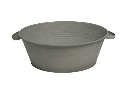 Pot con laag oud zink Dia23 H11 CM