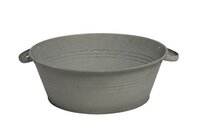 Pot con laag oud zink Dia23 H11 CM