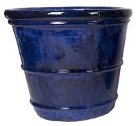 Pot conisch sumba d28h30cm blauw