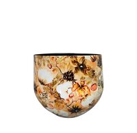 Pot cotton d33h28cm cream