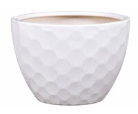 Pot diamond d24h22cm wit