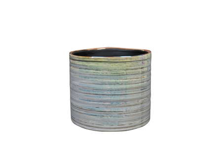 Pot didi d19h17cm pearl blue