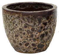 Pot egg antiek d23h19cm antiek brn