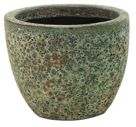 Pot egg antiek d30h25cm antiek grn