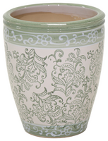 Pot egg bohemian d24h29 groen