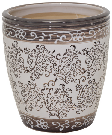 Pot egg bohemian d33h36 bruin