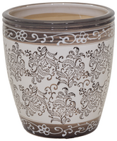 Pot egg bohemian d33h36 bruin