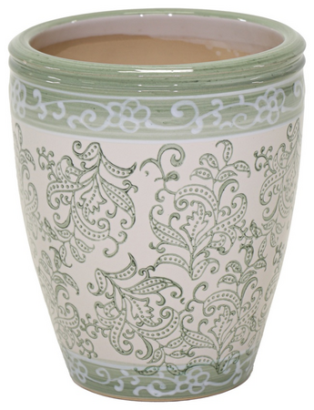 Pot egg bohemian d46h40 groen