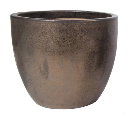 Pot egg d31h25cm brons