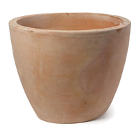 Pot egg d40h33cm whitewash