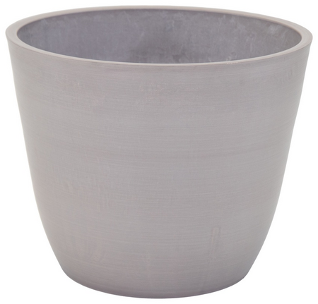 Pot egg ecostone d53h40 taupe