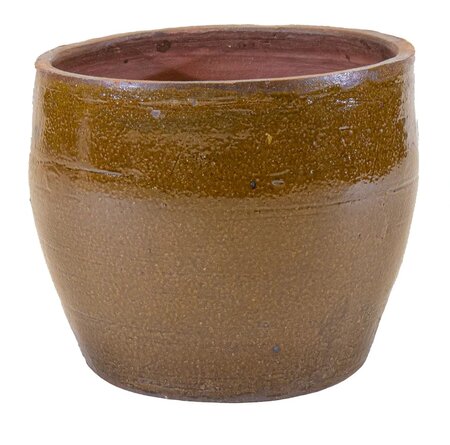 Pot egg glazuur d30h24cm natural