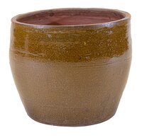 Pot egg glazuur d30h24cm natural