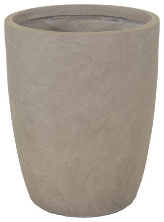 Pot egg hoog cf d42h52cm zand