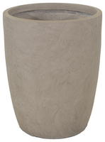 Pot egg hoog cf d42h52cm zand