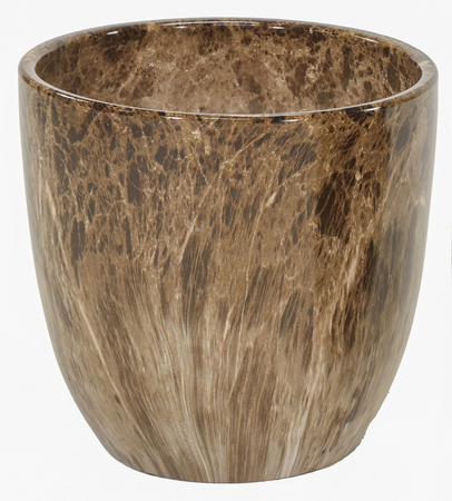 Pot egg hoog emperor d25h25 bruin