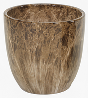 Pot egg hoog emperor d25h25 bruin