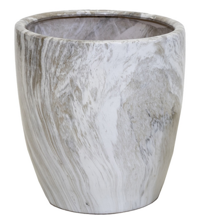 Pot egg hoog emperor d30h38 grijs