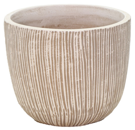 Pot egg lex streep d26h22cm bruin