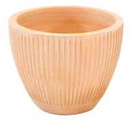 Pot egg rib d32h26 whitewash