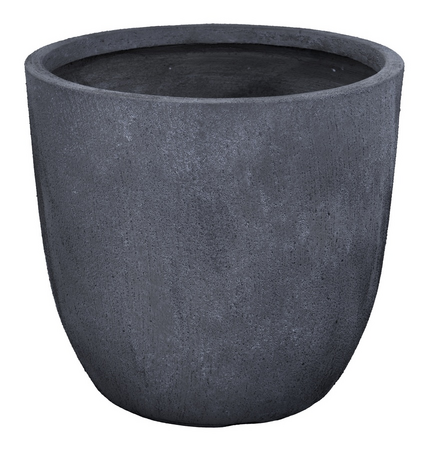 Pot egg texas d25h25cm grafiet