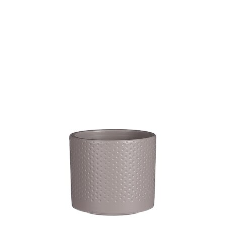 Pot era d10h8.5cm lichtgrijs - Mica